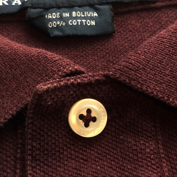 RALPH LAUREN Classic Mesh Cotton Red Polo Shirt XS - Picture 5 of 10